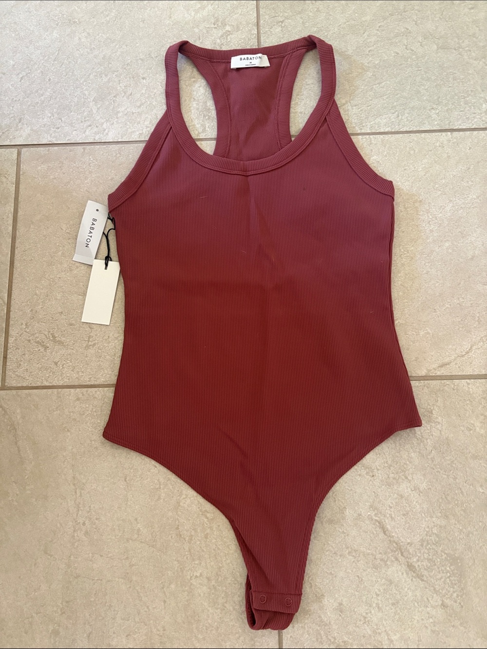 BABATON By Aritzia FormaRib Racerback Bodysuit